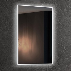 EU og USA Luksus LED oplyst baggrundsbelyst badeværelse spejl-ENE-AL-113