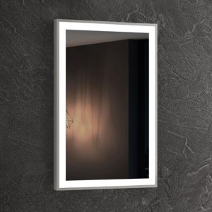 EU og USA Luksus LED oplyst baggrundsbelyst badeværelse spejl-ENE-AL-108