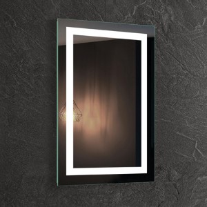 EU og USA Luksus illumineret LED oplyst baggrundsbelyst badeværelse spejl-ENE-AL-101