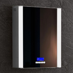 EU og USA Luksus LED oplyst baggrundsbelyst badeværelse spejl medicinskab-ENE-AC-101