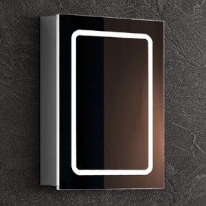 EU og USA Luksus LED oplyst baggrundsbelyst badeværelse spejl medicin kabinet-ENE-AC-102